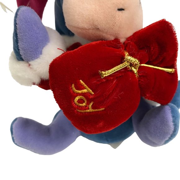 Disney Santa Eeyore Holiday Bag of Joy Mini Bean Bag Plush 8” - Picture 3 of 9
